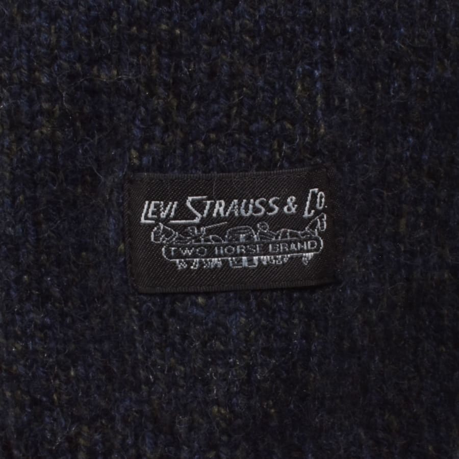 Image number 3 for Levis Knit Stripe Jumper Navy