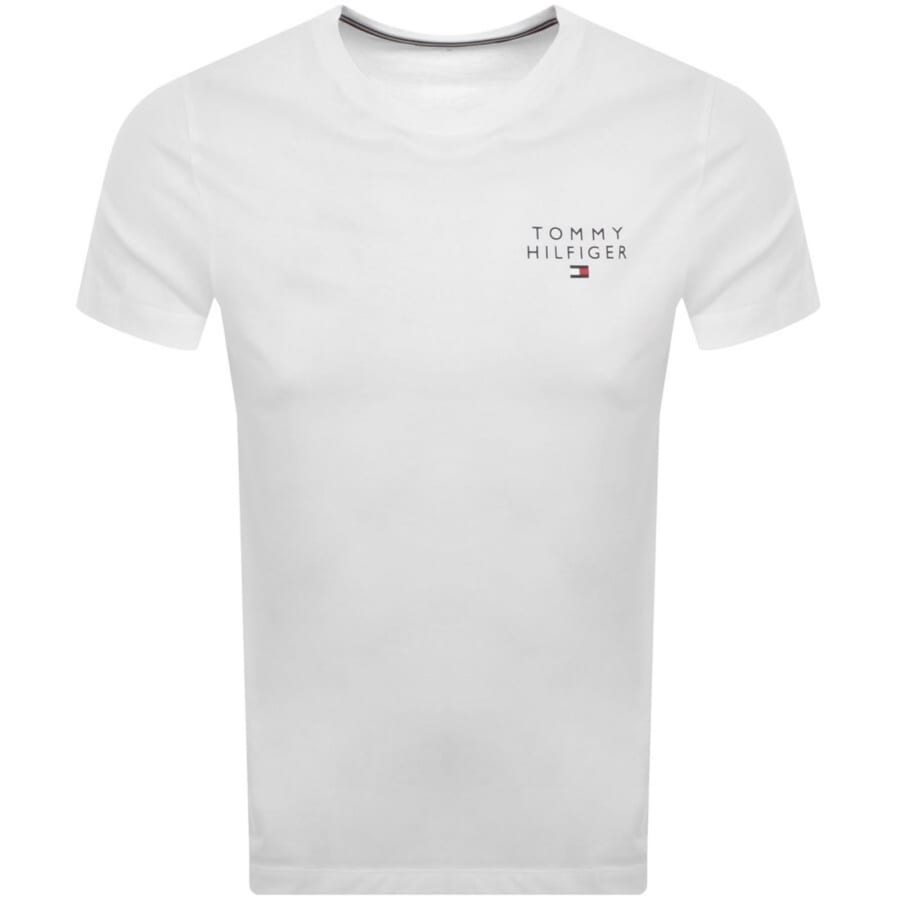 Image number 1 for Tommy Hilfiger Logo T Shirt White