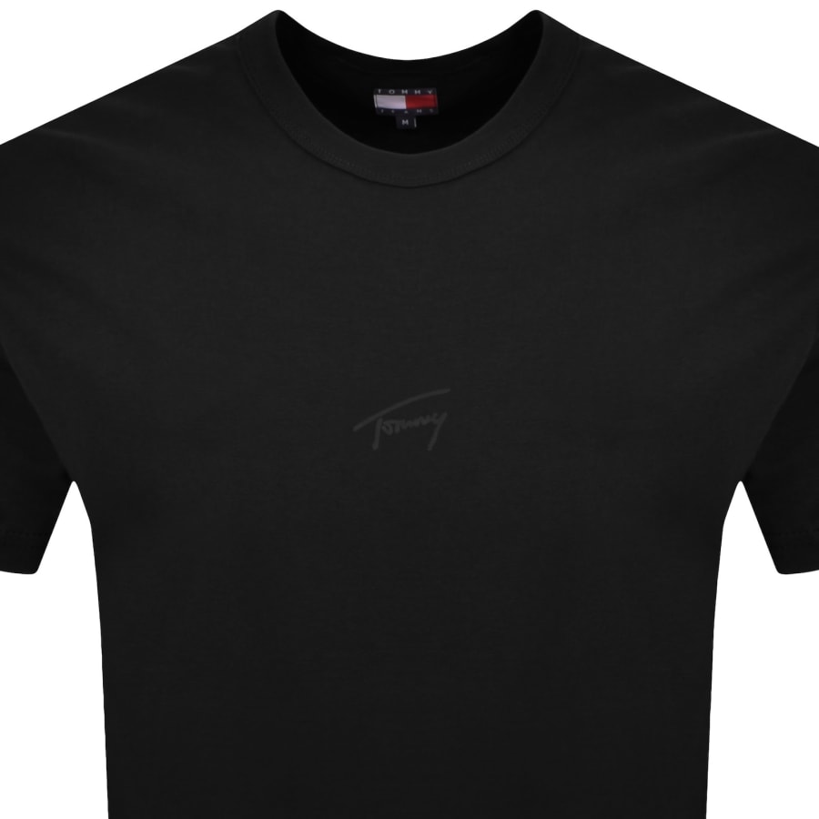 Image number 2 for Tommy Jeans Logo T Shirt Black