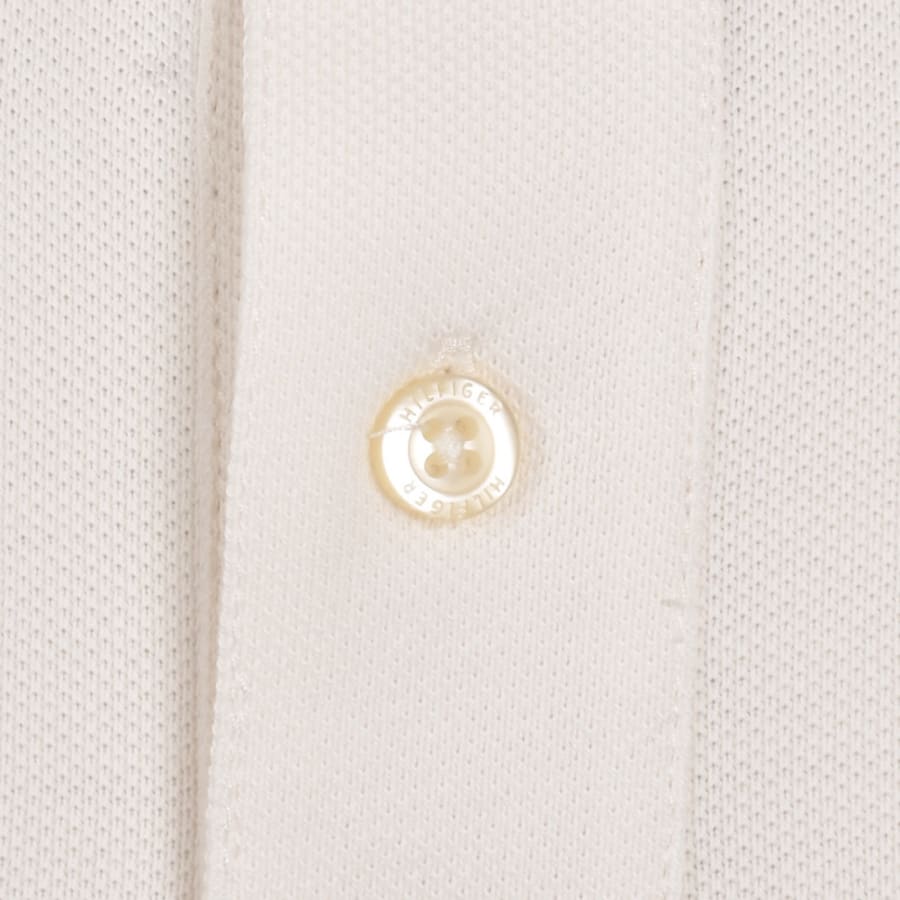 Image number 4 for Tommy Hilfiger Polo T Shirt Cream