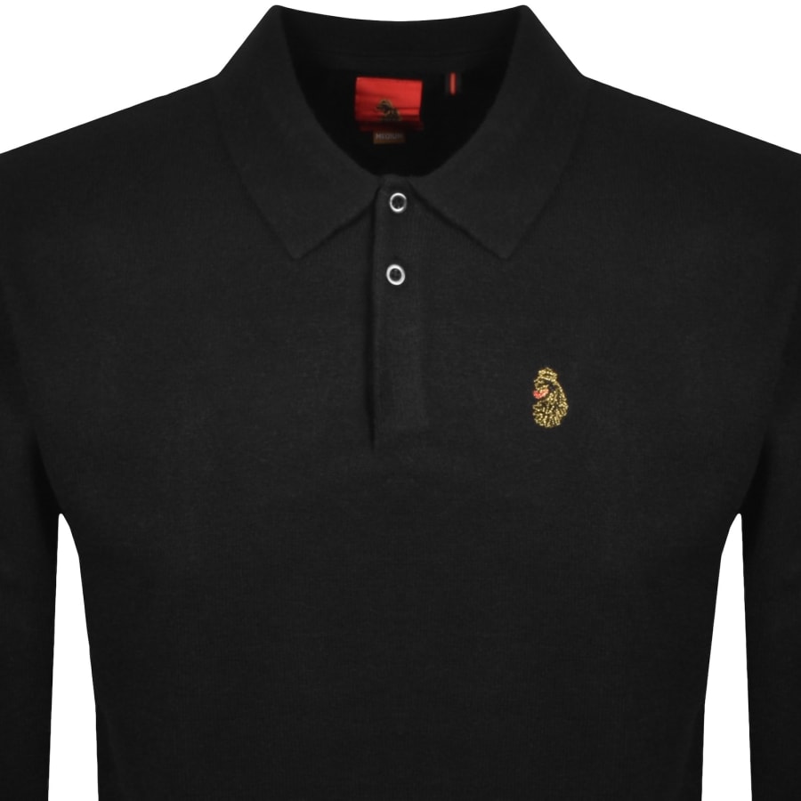 Image number 2 for Luke 1977 Duitama Knit Polo Black