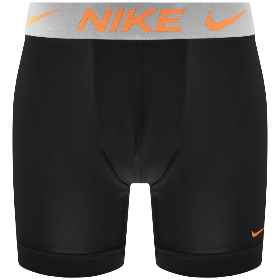 Image number 2 for Nike Essential Micro 3 Pack Boxer Briefs Black