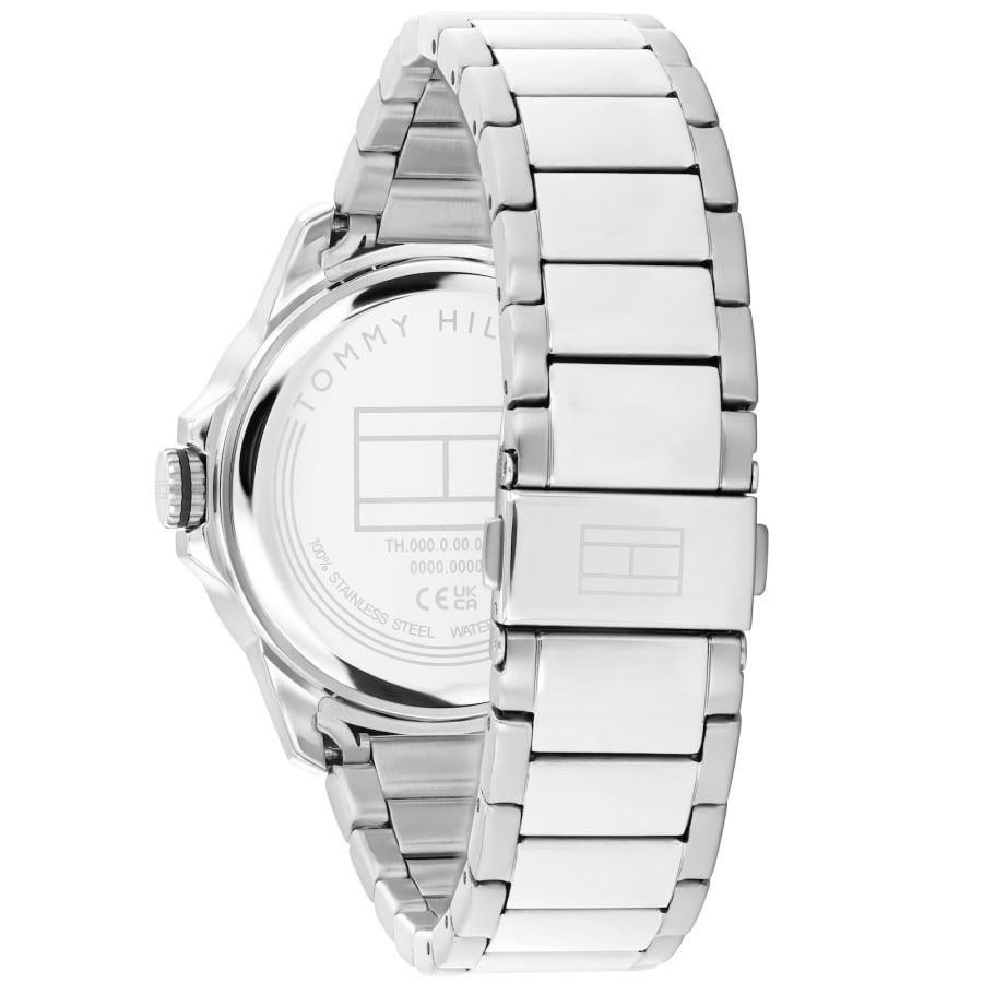 Image number 3 for Tommy Hilfiger Remy White Dial Watch Silver