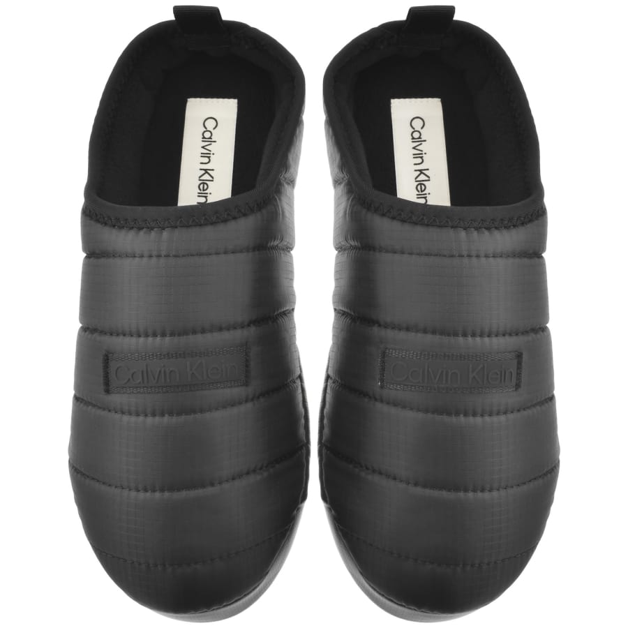 Image number 1 for Calvin Klein Home Slippers Black