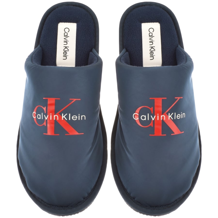Image number 1 for Calvin Klein Hotel Slippers Blue