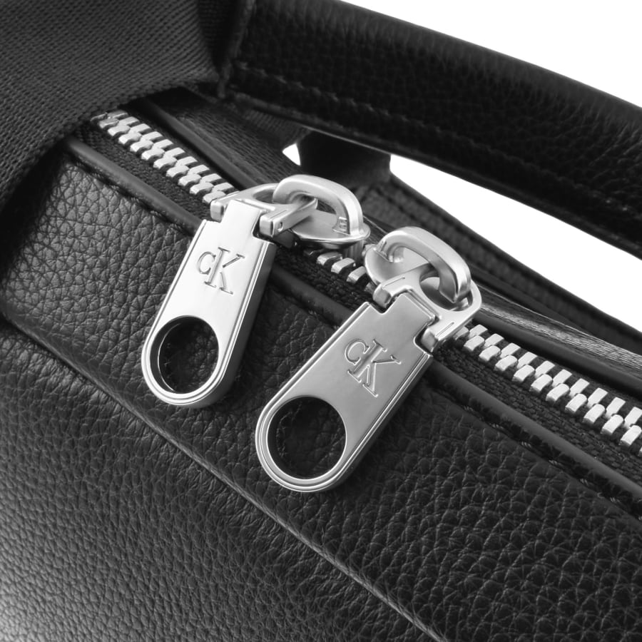 Image number 4 for Calvin Klein Pebbled Laptop Bag Black