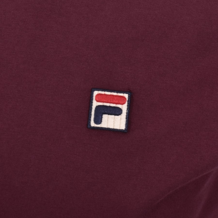 Image number 3 for Fila Vintage Sunny 2 Essential T Shirt Burgundy