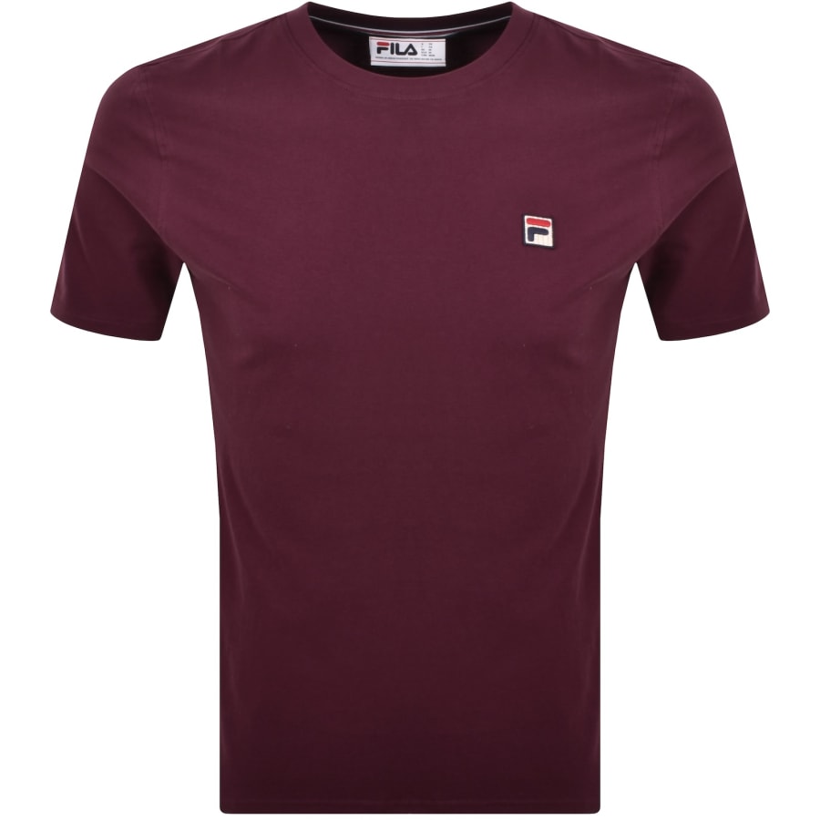 Image number 1 for Fila Vintage Sunny 2 Essential T Shirt Burgundy
