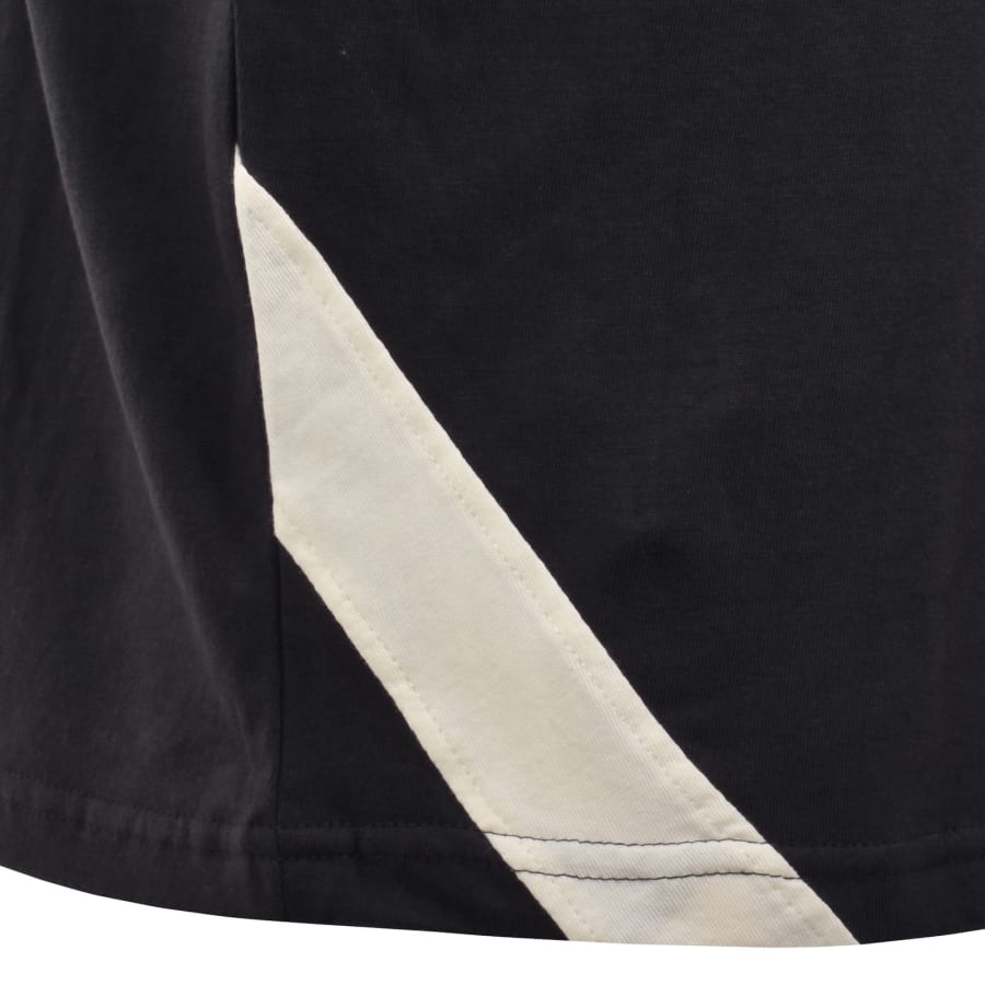 Image number 4 for Fila Tiebreaker Colour Block T Shirt Black