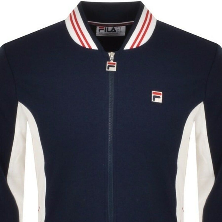 Image number 2 for Fila Settanta Zip Track Top Navy