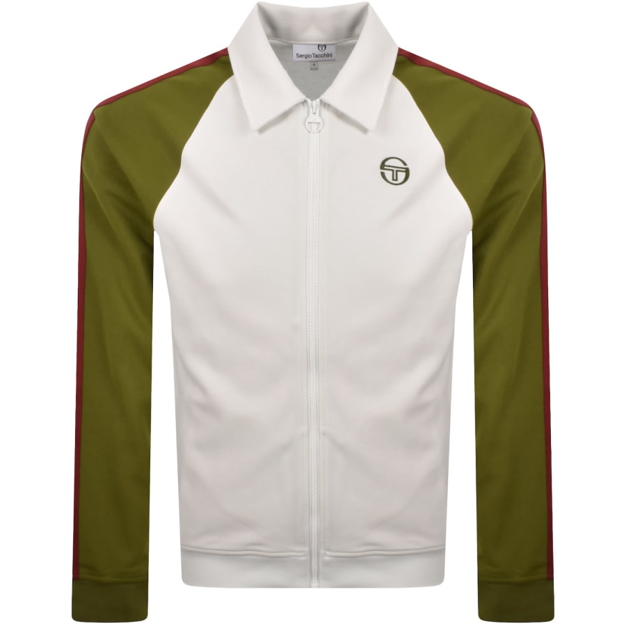 Image number 2 for Sergio Tacchini Renshaw Track Top Cream