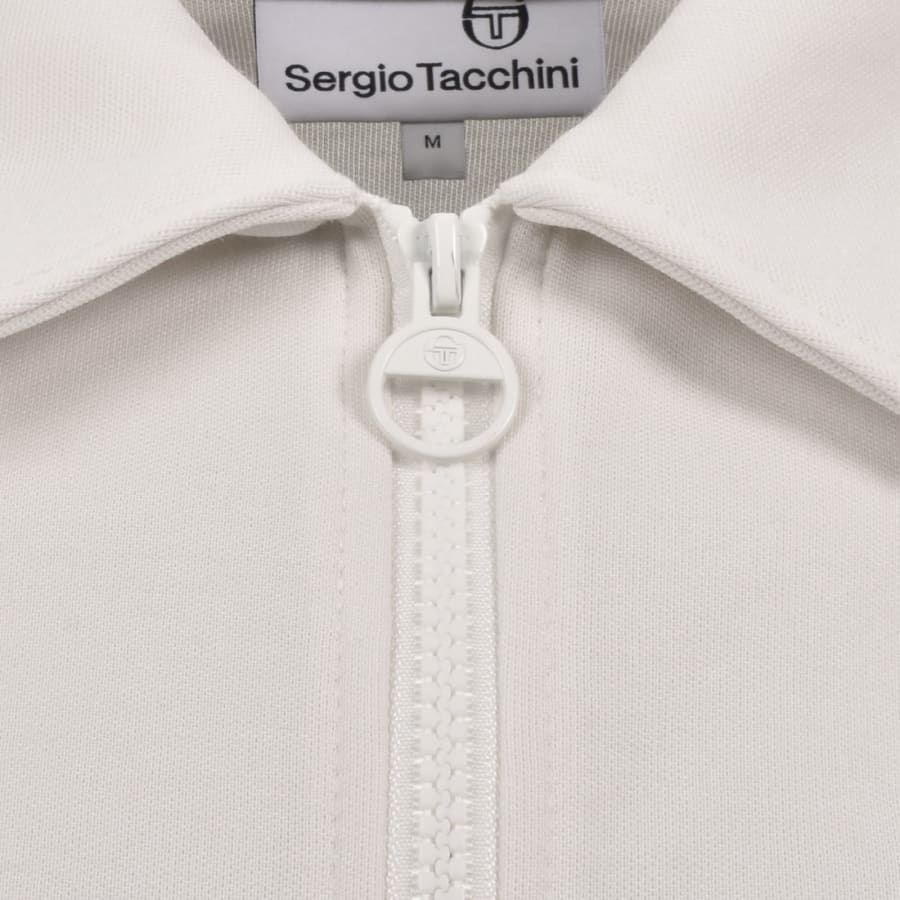Image number 4 for Sergio Tacchini Renshaw Track Top Cream