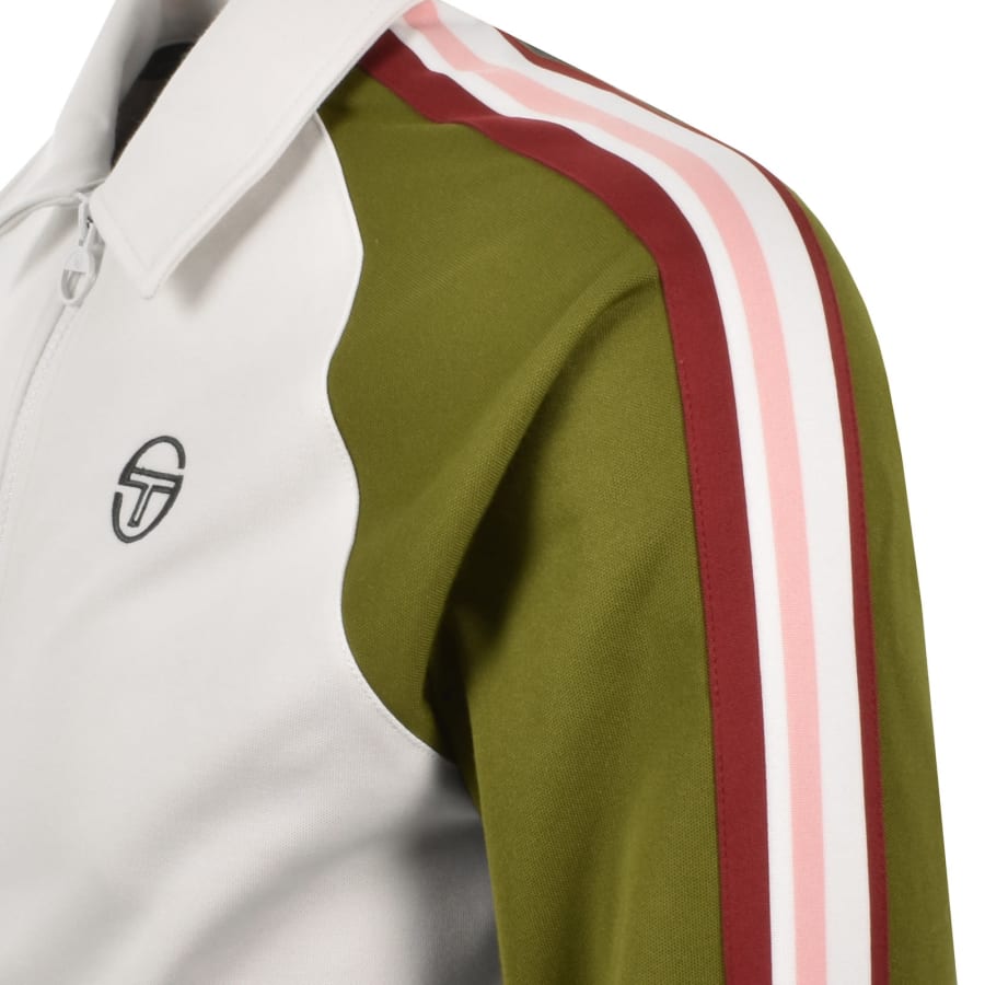 Image number 5 for Sergio Tacchini Renshaw Track Top Cream
