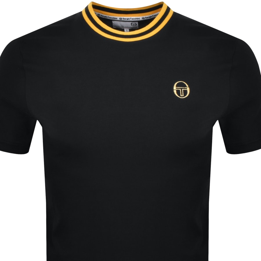 Image number 2 for Sergio Tacchini Rainer T Shirt Black