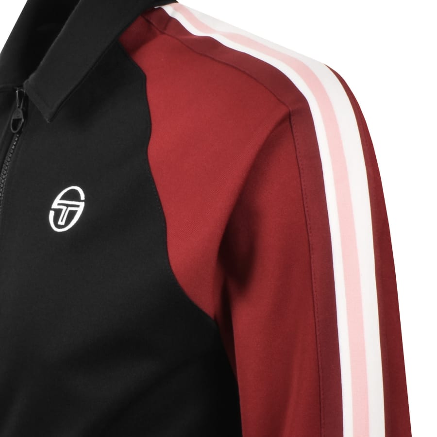 Image number 5 for Sergio Tacchini Renshaw Track Top Black