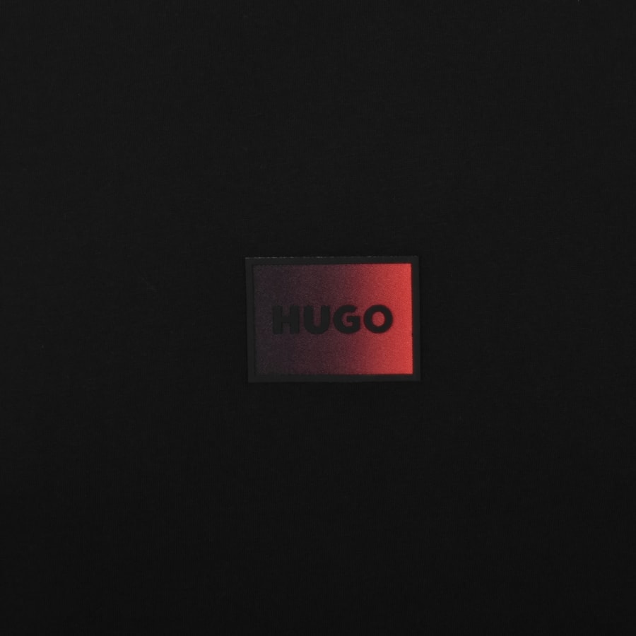 Image number 3 for HUGO Danotie Crew Neck T Shirt Black