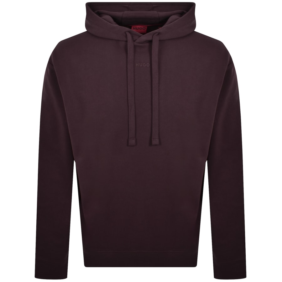 Image number 1 for HUGO Dapo Hoodie Purple