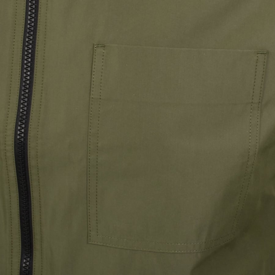 Image number 4 for HUGO Evalom Overshirt Jacket Green