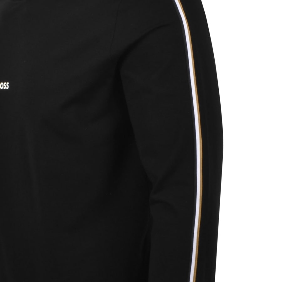 Image number 5 for BOSS Unique Long Sleeve T Shirt Black