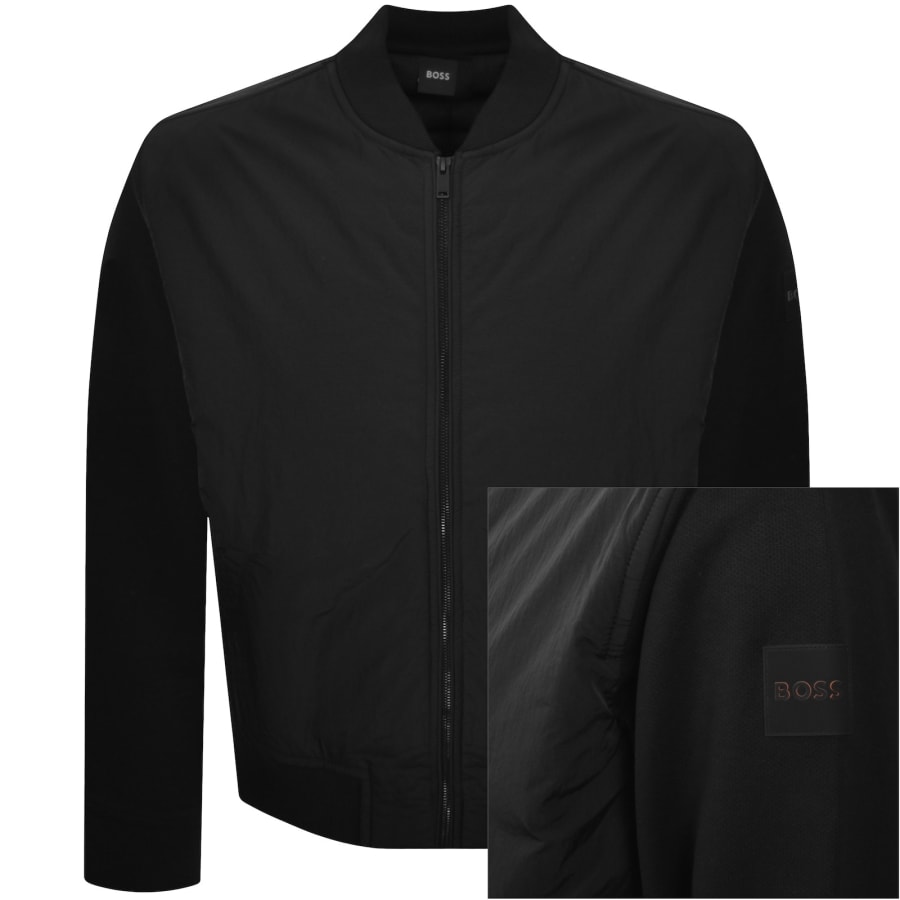 Image number 1 for BOSS Smartcore Bomber Jacket Black