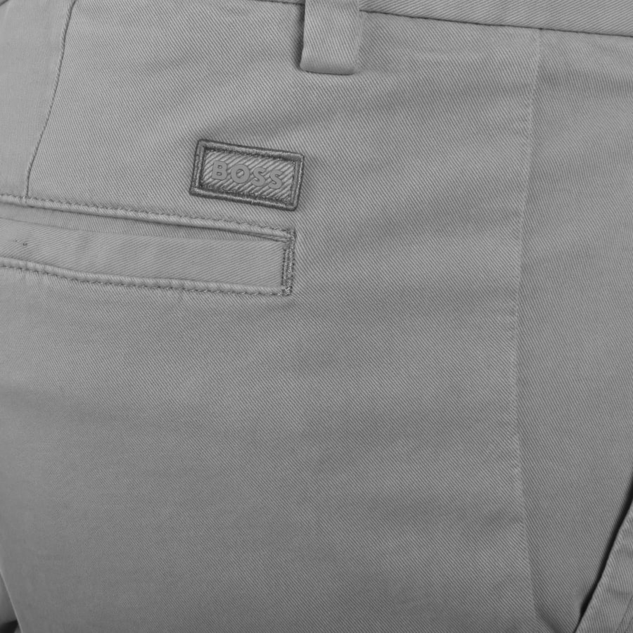 Image number 3 for BOSS Kaiton 1 Slim Fit Trousers Silver Grey