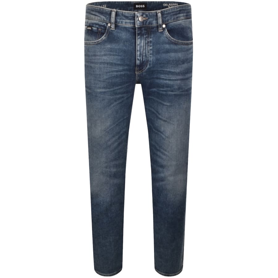 Image number 2 for BOSS Delaware Slim Fit Jeans Medium Blue