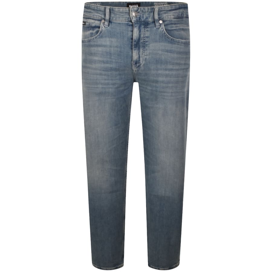 Image number 2 for BOSS Re Maine Regular Fit Jeans Bright Blue