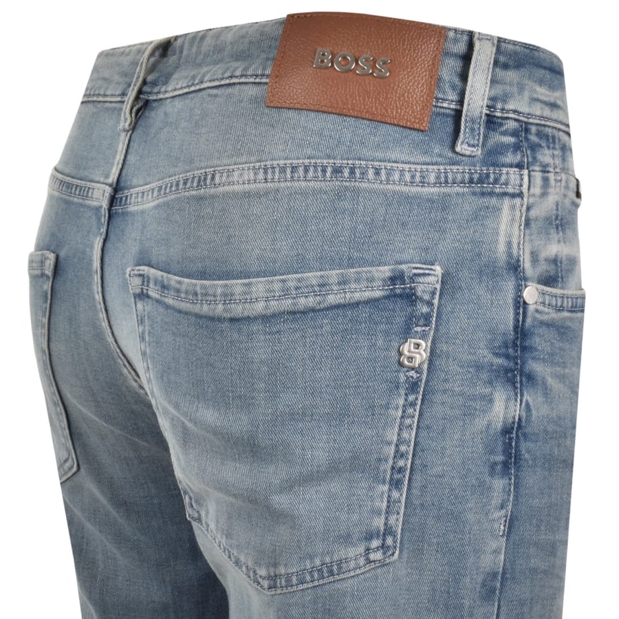 Image number 4 for BOSS Re Maine Regular Fit Jeans Bright Blue