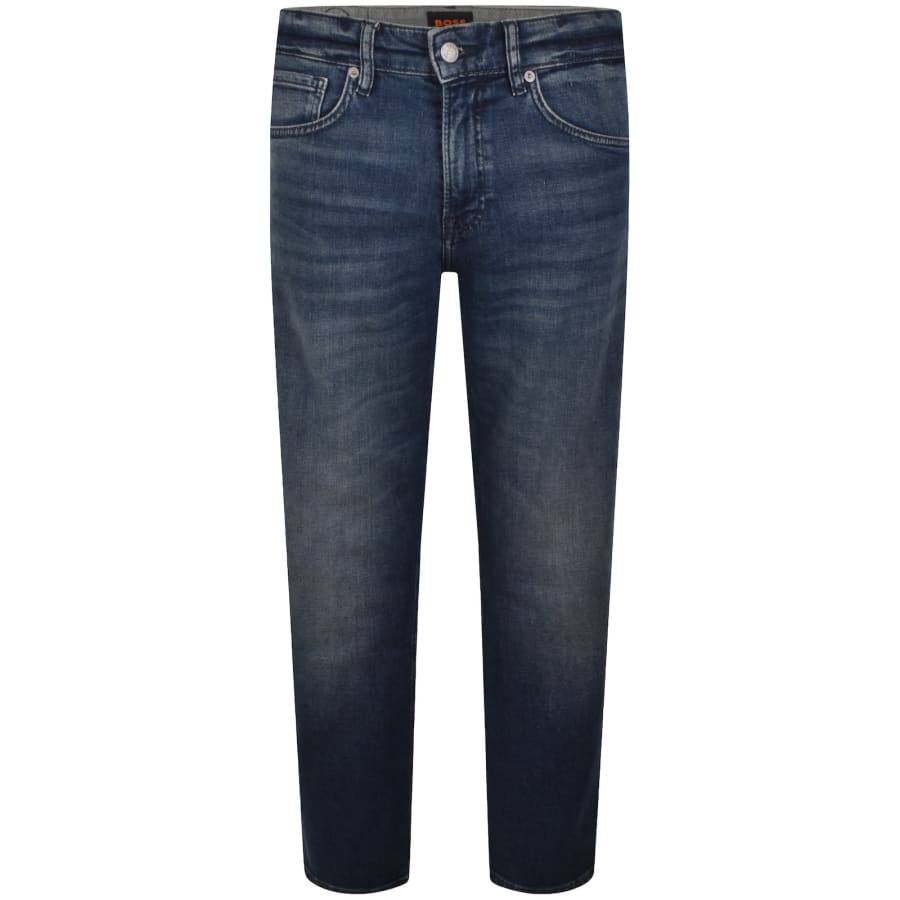 Image number 2 for BOSS Re Maine Regular Fit Jeans Navy Blue