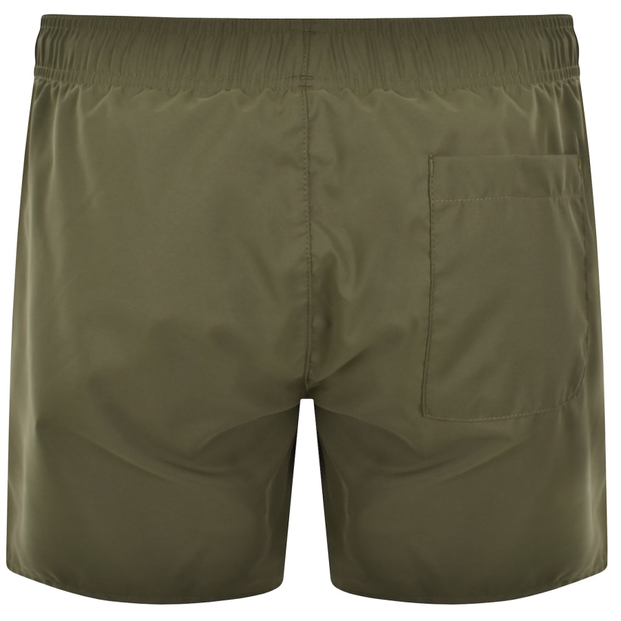 Image number 2 for HUGO ABAS Swim Shorts Dark Green