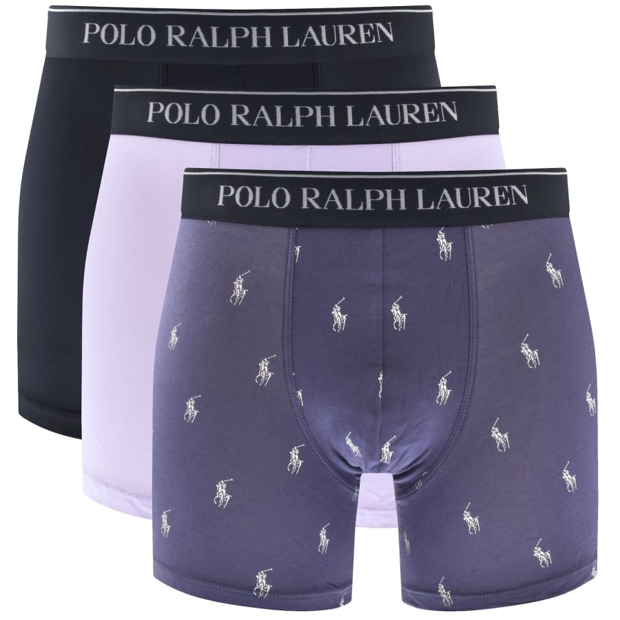 Image number 1 for Ralph Lauren Underwear 3 Pack Boxer Briefs