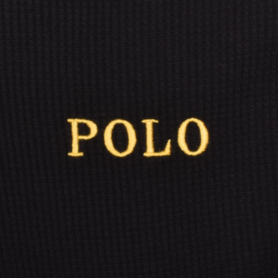 Image number 3 for Ralph Lauren Henley Lounge T Shirt Black