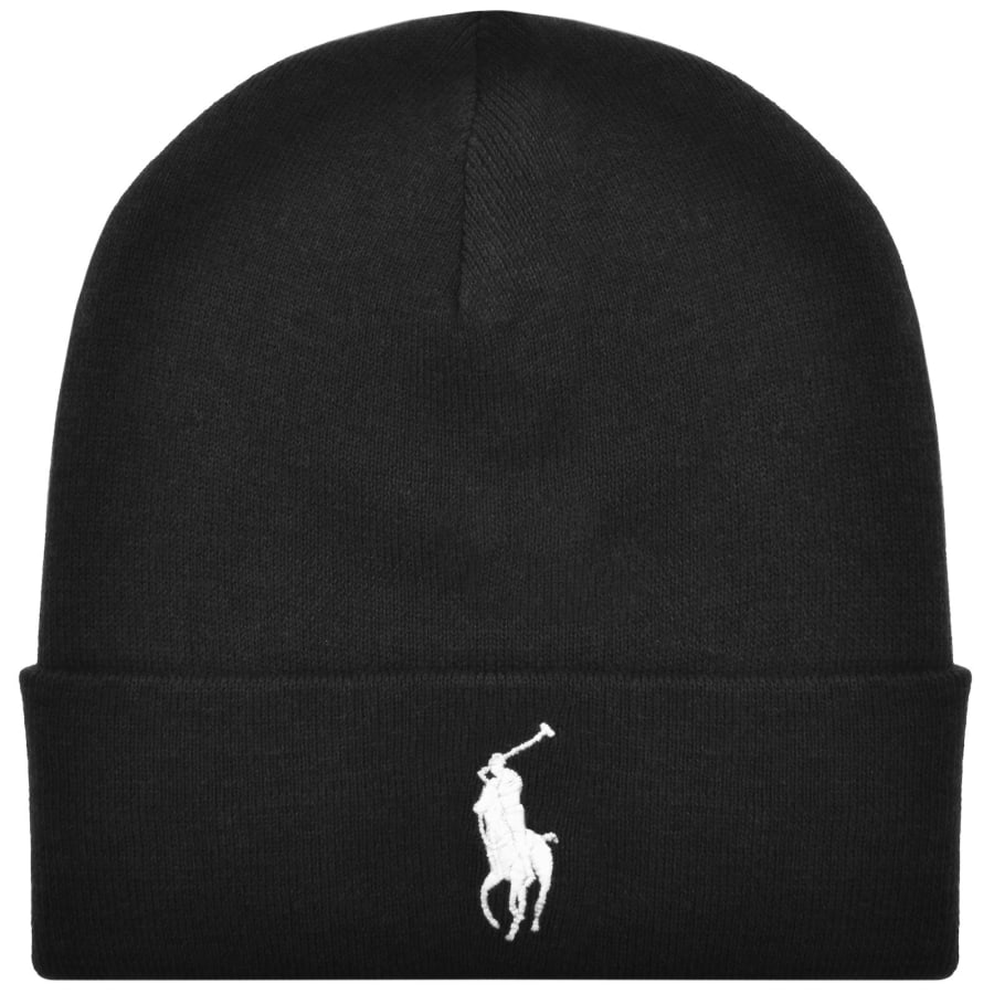 Image number 1 for Ralph Lauren Beanie Hat Black