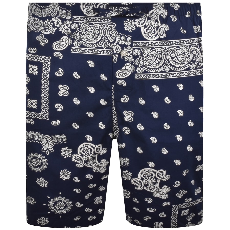 Image number 3 for Ralph Lauren Lounge Set Bandana Print Navy