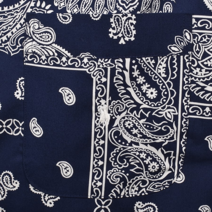 Image number 4 for Ralph Lauren Lounge Set Bandana Print Navy