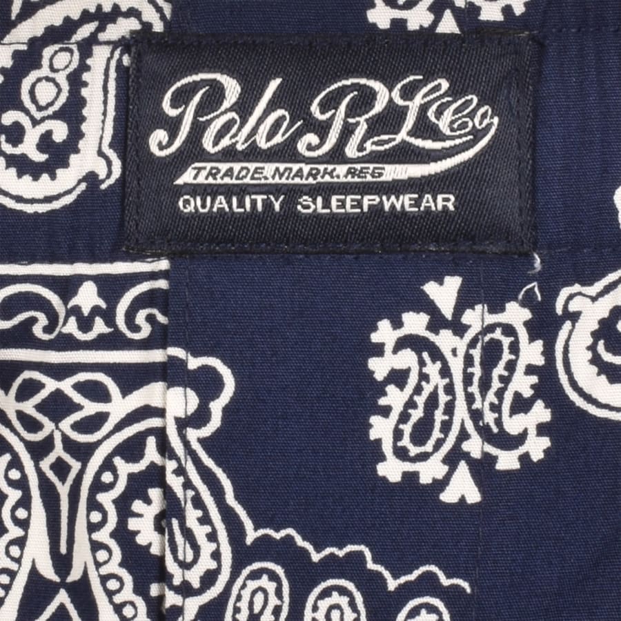 Image number 5 for Ralph Lauren Lounge Set Bandana Print Navy