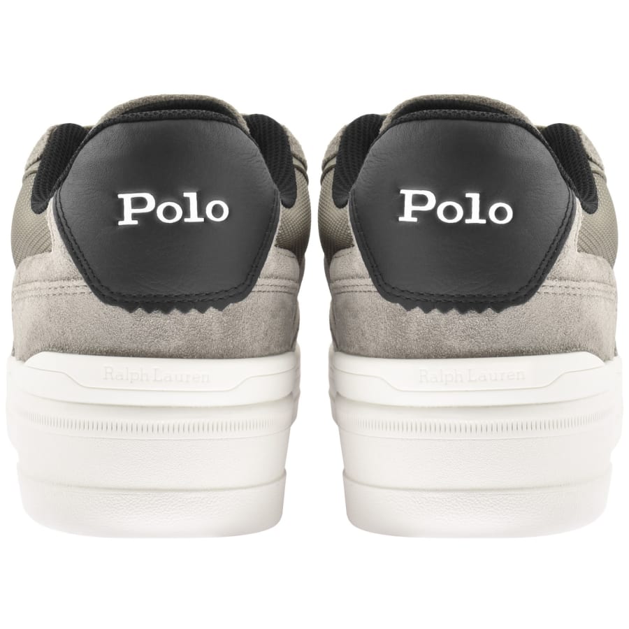Image number 2 for Ralph Lauren Open Masters Trainers Grey