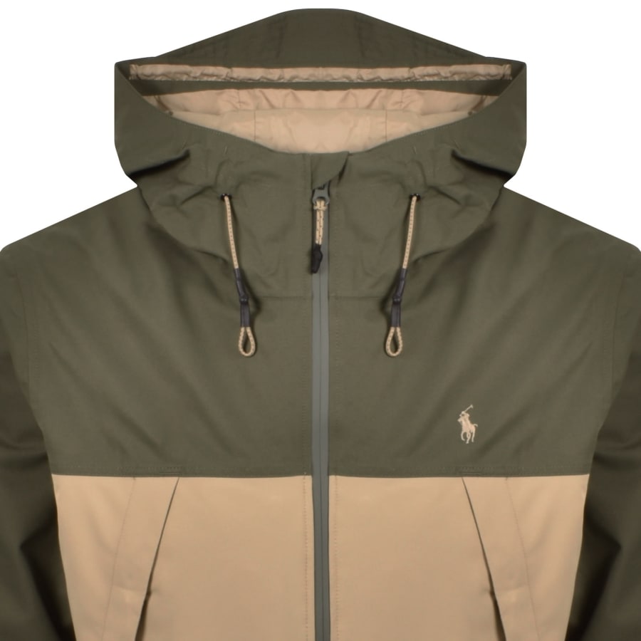 Image number 2 for Ralph Lauren Windbreaker Jacket Green