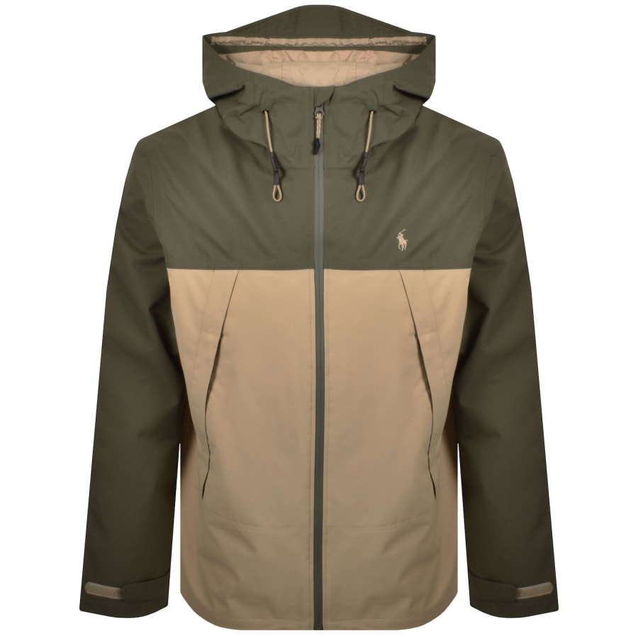 Image number 1 for Ralph Lauren Windbreaker Jacket Green