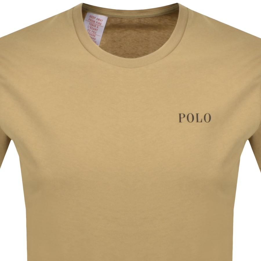 Image number 2 for Ralph Lauren Crew Neck T Shirt Beige