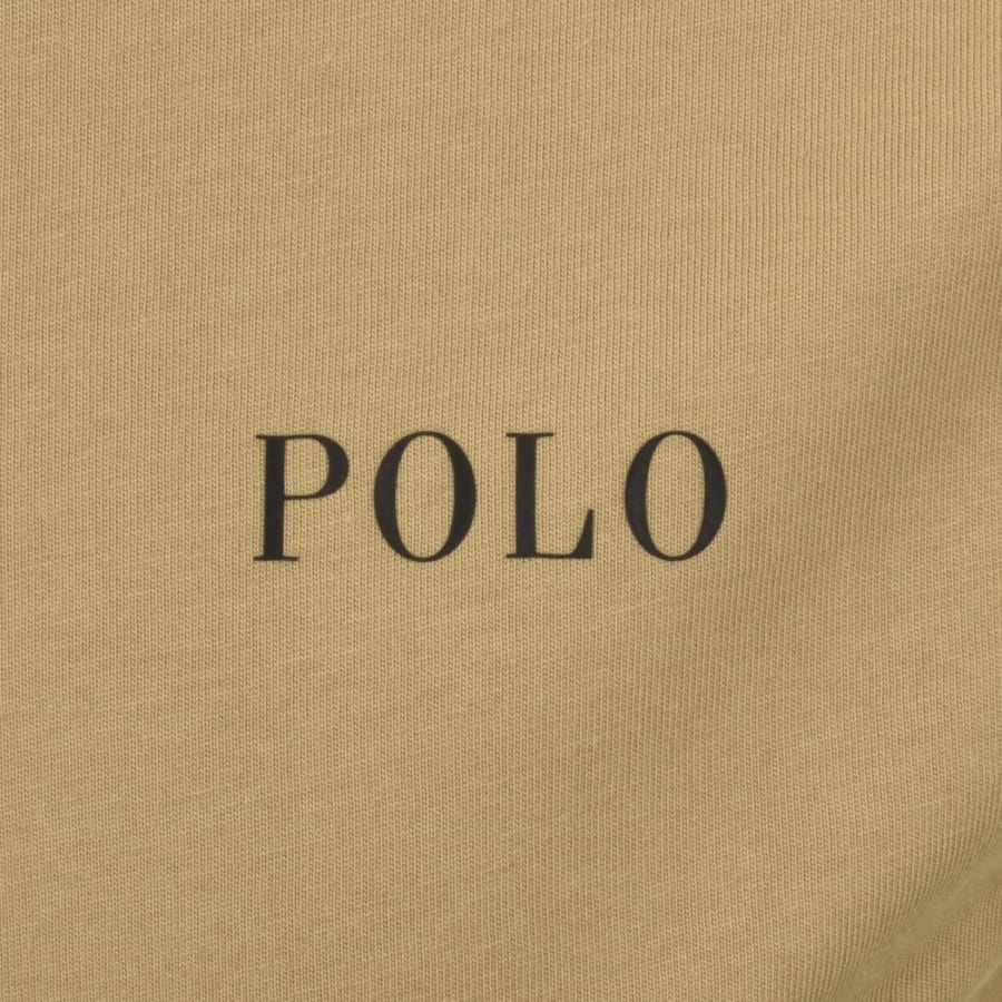 Image number 3 for Ralph Lauren Crew Neck T Shirt Beige