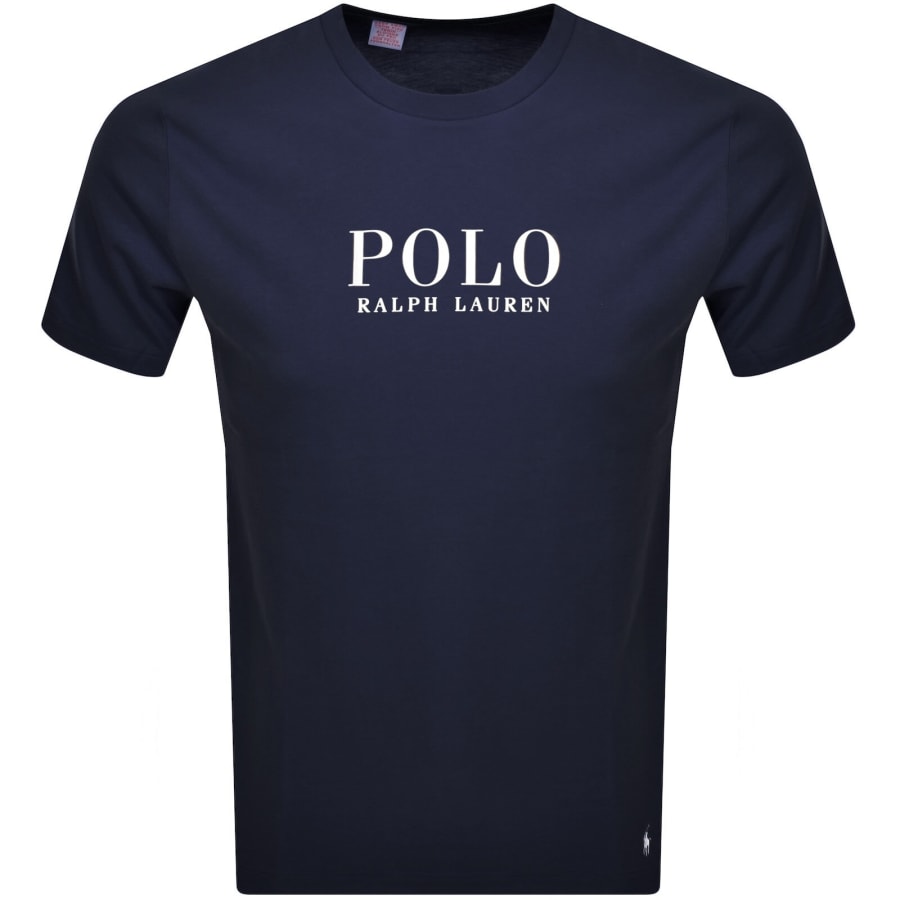 Image number 1 for Ralph Lauren Logo Crew Neck T Shirt Navy