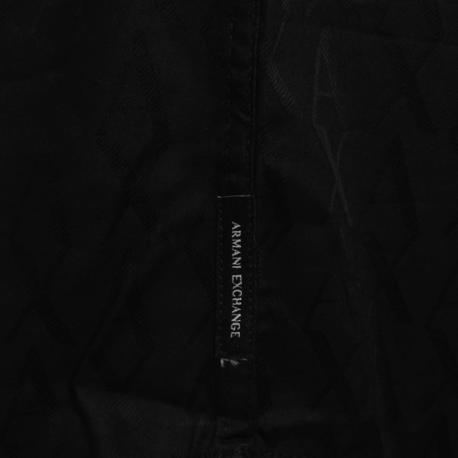 Image number 3 for Armani Exchange All Over Print Shirt Black
