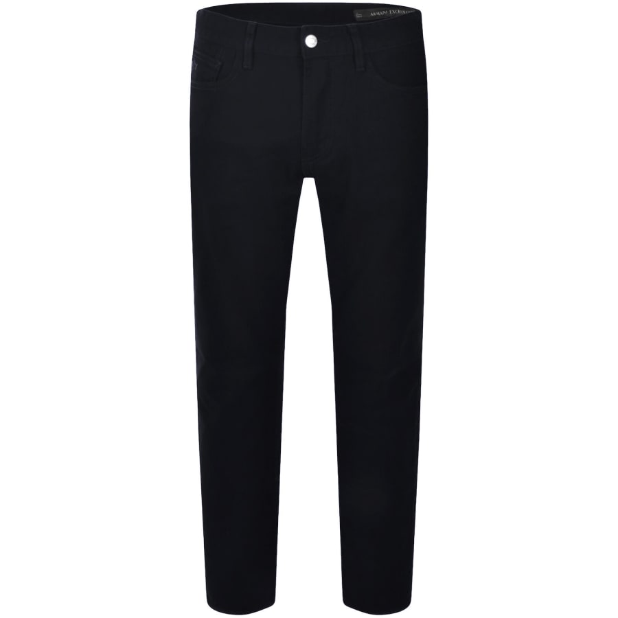 Image number 2 for Armani Exchange J14 Skinny Fit Trousers Navy