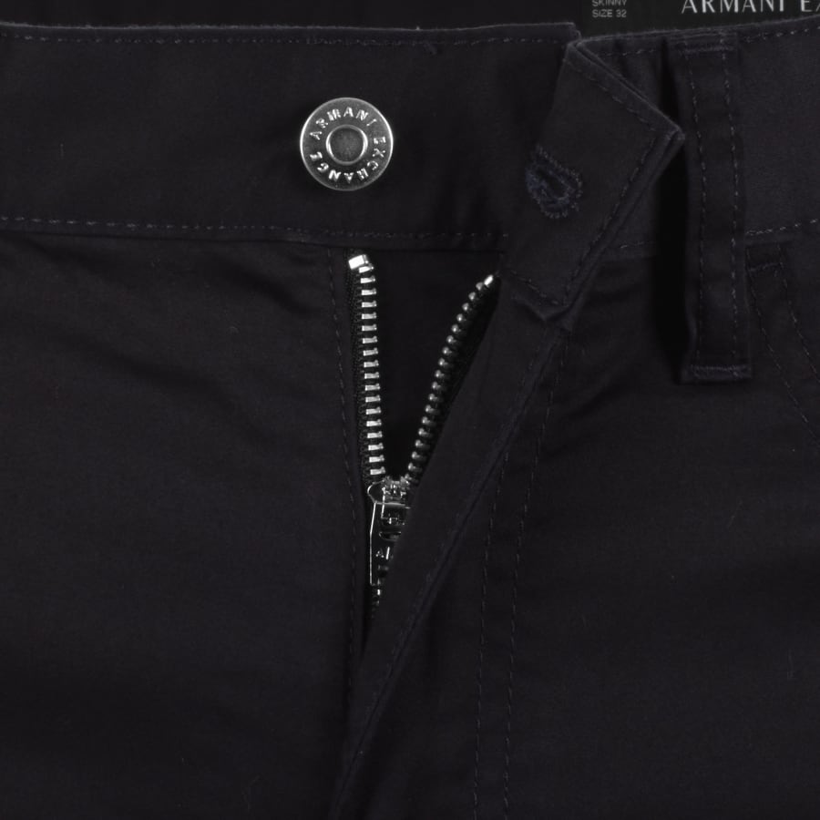 Image number 5 for Armani Exchange J14 Skinny Fit Trousers Navy