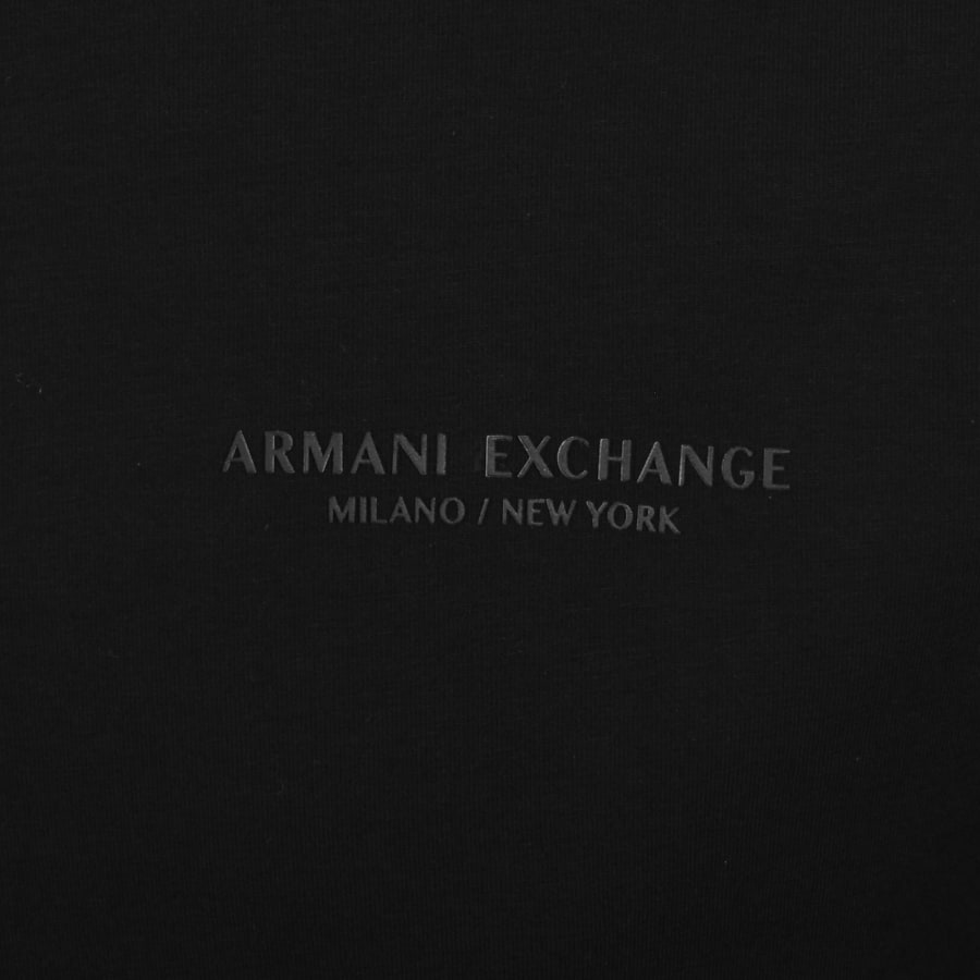 Image number 3 for Armani Exchange Polo T Shirt Black