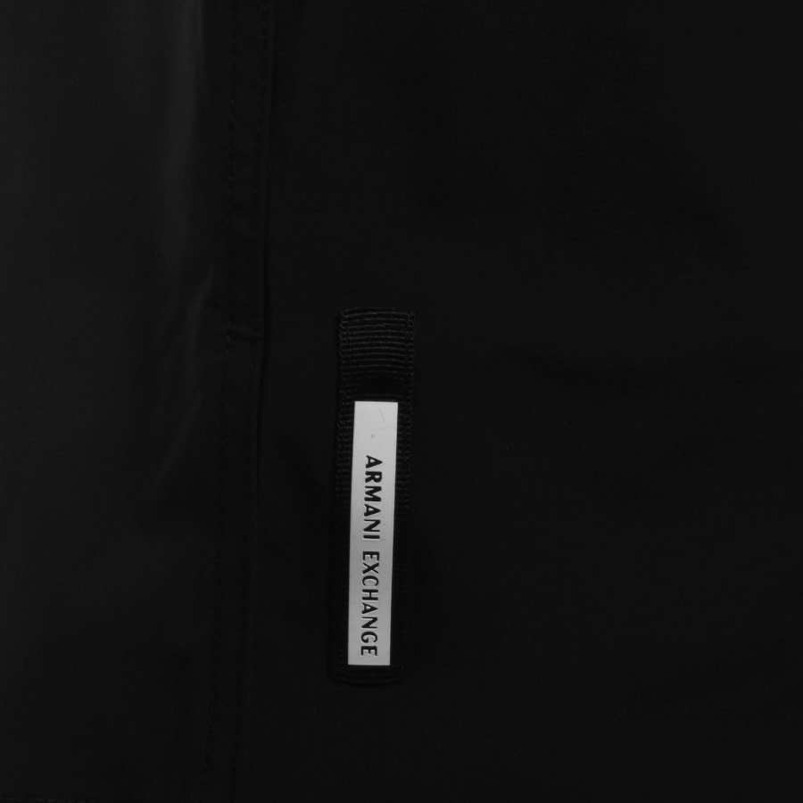 Image number 3 for Armani Exchange Short Sleeved Slim Shirt Black