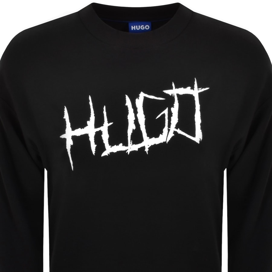 Image number 2 for HUGO Blue Namenex Sweatshirt Black