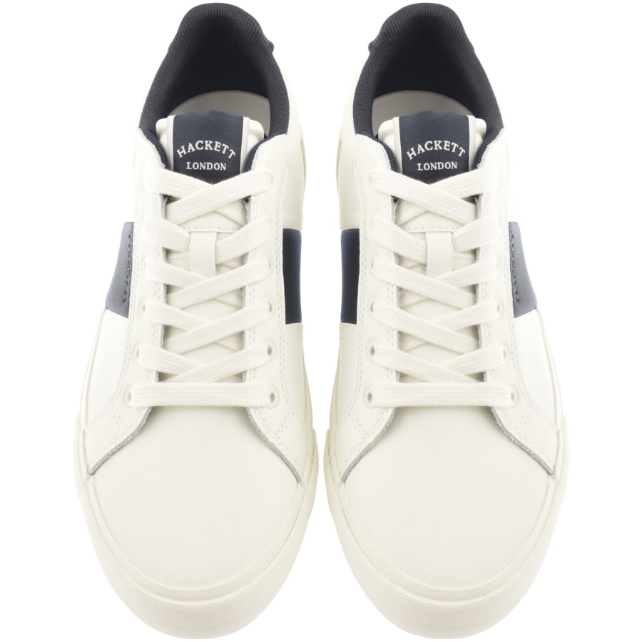 Image number 3 for Hackett Blake Heritage Trainers White