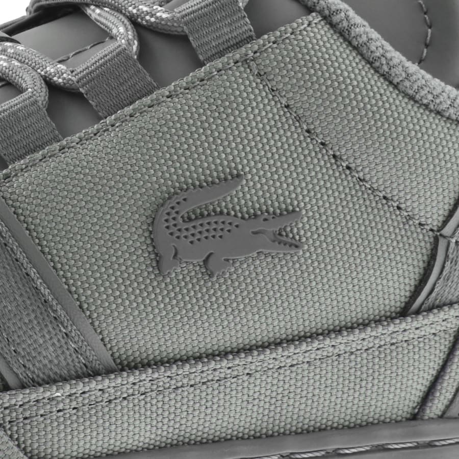 Image number 4 for Lacoste T Clip Trainers Dark Grey